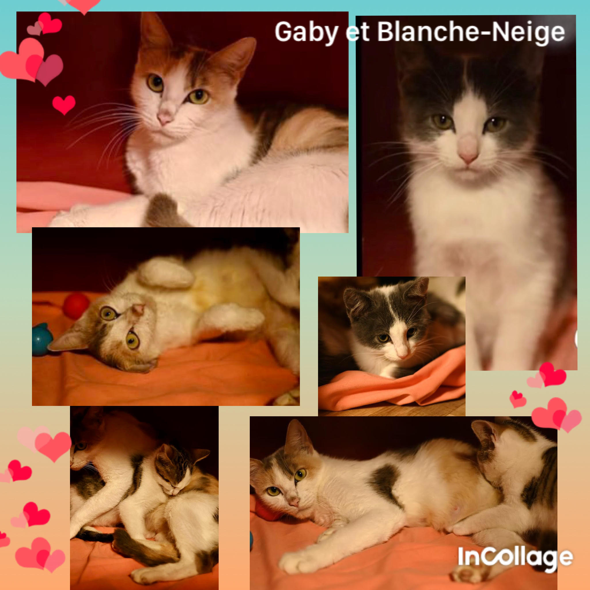 Gaby et sa maman Blanche-Neige